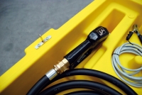 Carrytank 220 Gasoline fuel transfer tank with 12V pump automatic nozzle (CARRYTANK220B)