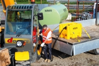 Carrytank 220 Diesel fuel transfer tank with 24V pump automatic nozzle K24 (CARRYTANK220M24GANO0204)