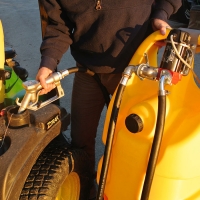 Emilcaddy 55 Portable diesel fuel tank with 12V pump with manual nozzle (EMILCADDY55GA101)
